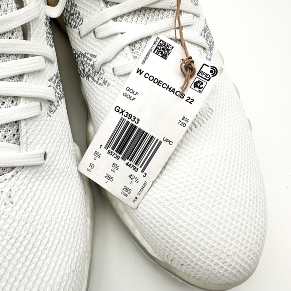 Adidas Women's Codechaos 22 Spikeless Golf Shoes White GX3933 Size 10 NEW - Picture 10 of 16